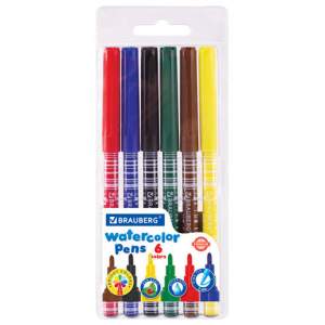 Фломастеры  6цв. Brauberg PREMIUM 151941